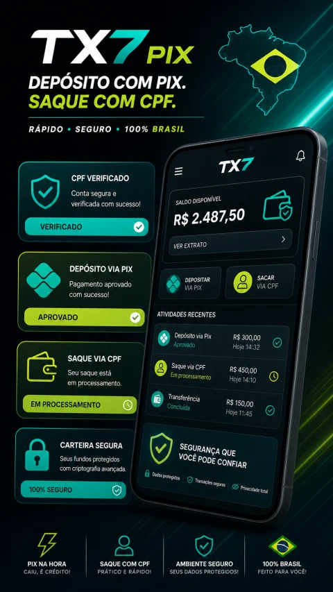 TX7 APK - Pix e CPF